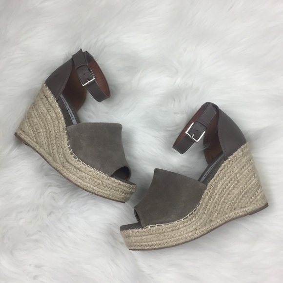 Steve Madden Shoes - Steve Madden Jaylen Taupe Espadrilles Wedges